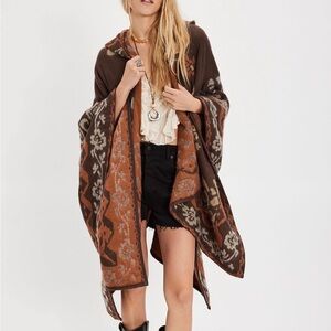 Free people Rowan Printed Duster (brown)